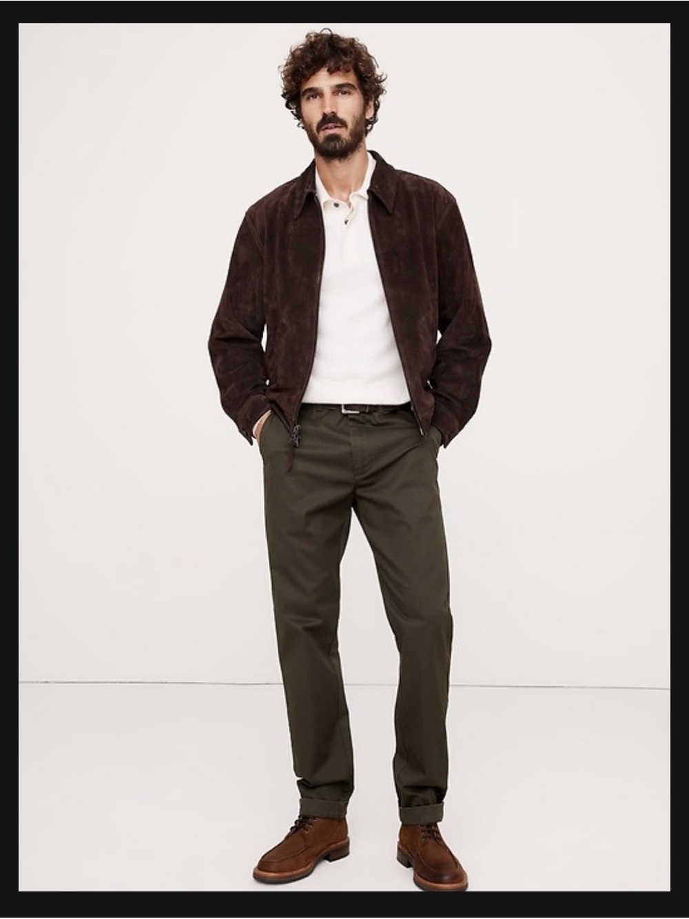 NWT Banana Republic Men’s Athletic Slim Stretch Chino, 34 waist 34 length